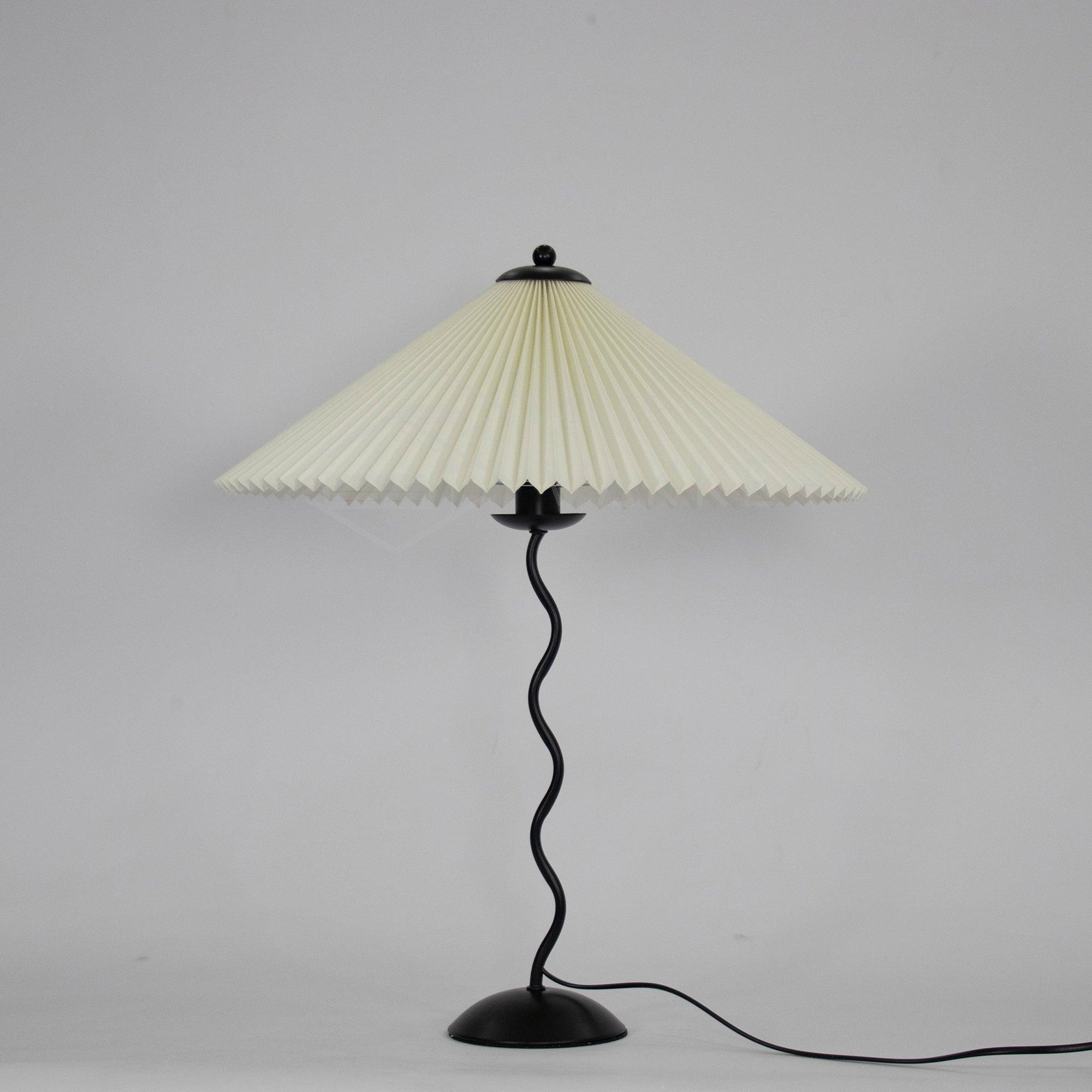 Vioro Fabric Table Lamp-Neutral Decor