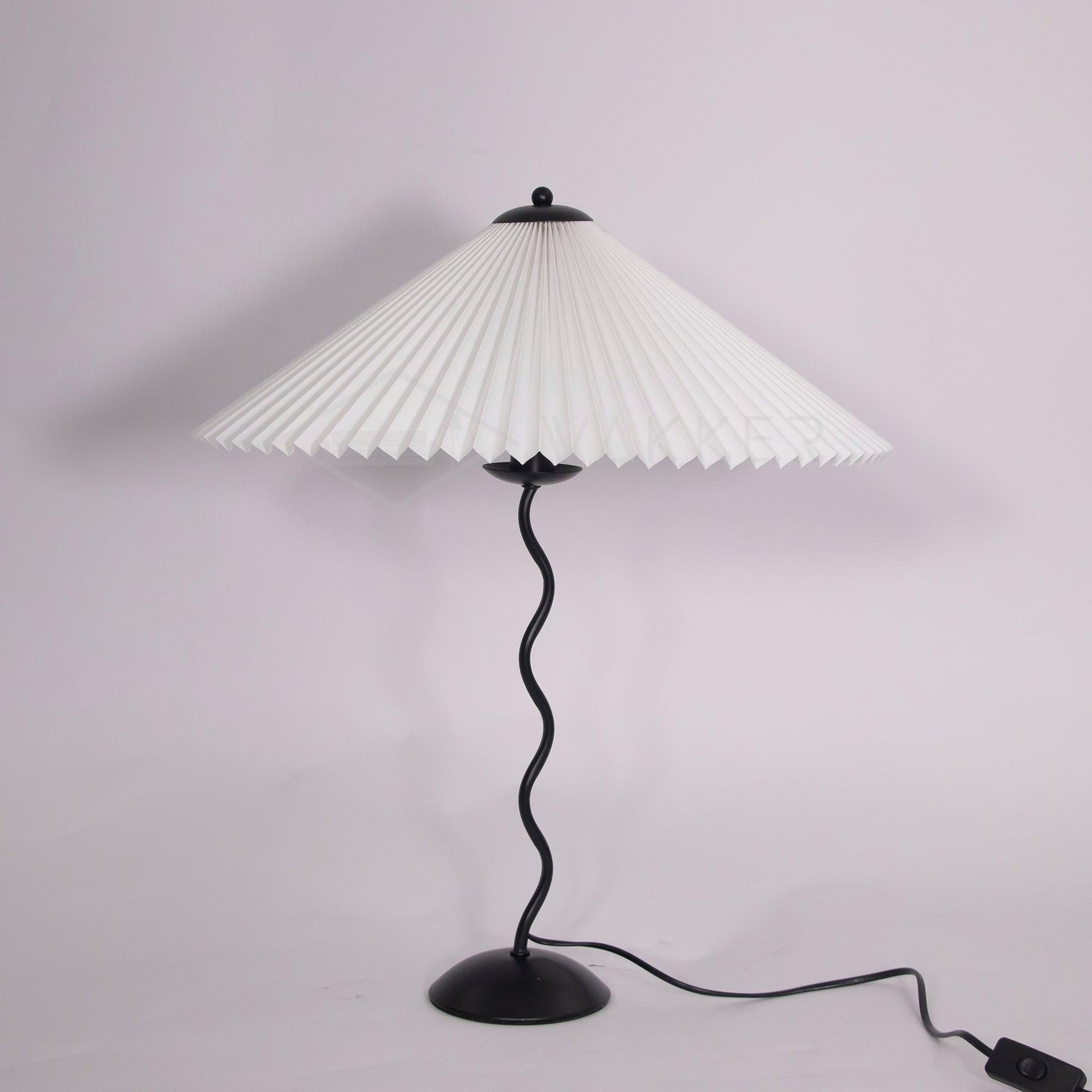 Vioro Fabric Table Lamp-Neutral Decor