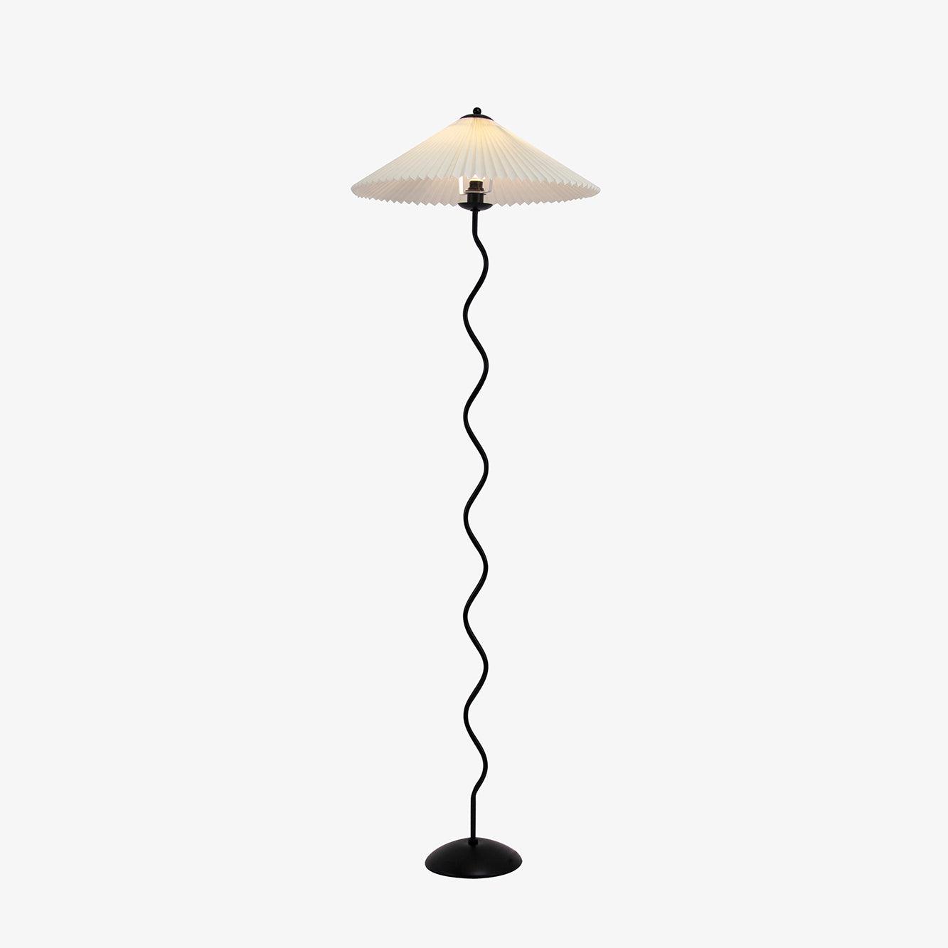 Lioraven Fabric Minimalist Floor Lamp-Neutral Decor