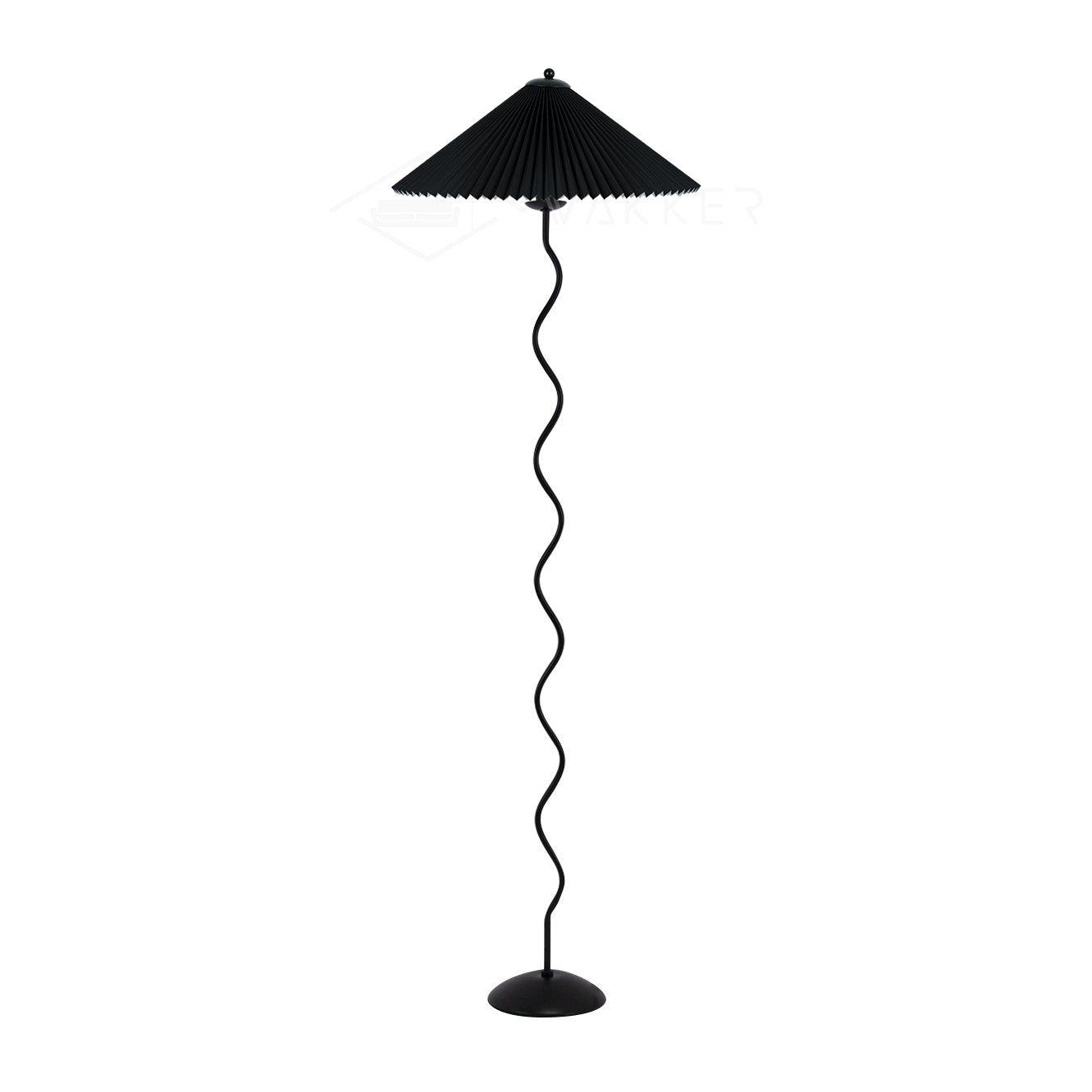 Lioraven Fabric Minimalist Floor Lamp-Neutral Decor