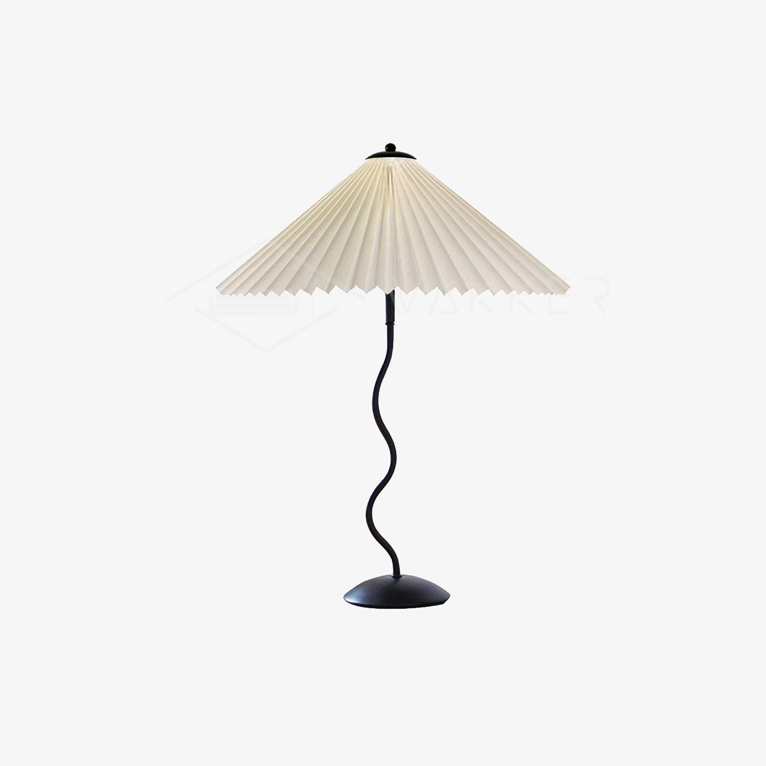Vioro Fabric Table Lamp-Neutral Decor