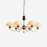 Core Chandelier Rice Paper Mid-Century-Neutral Decor