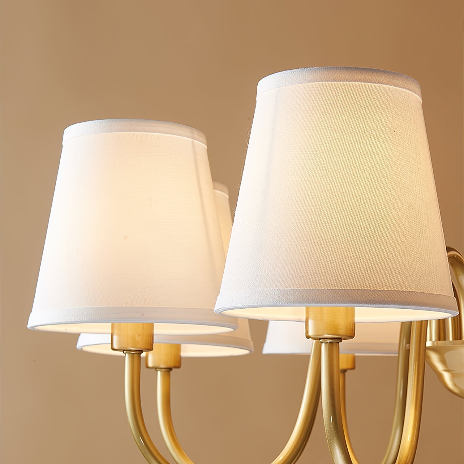 Dalen Traditional Stacey Fabric Chandelier-Neutral Decor