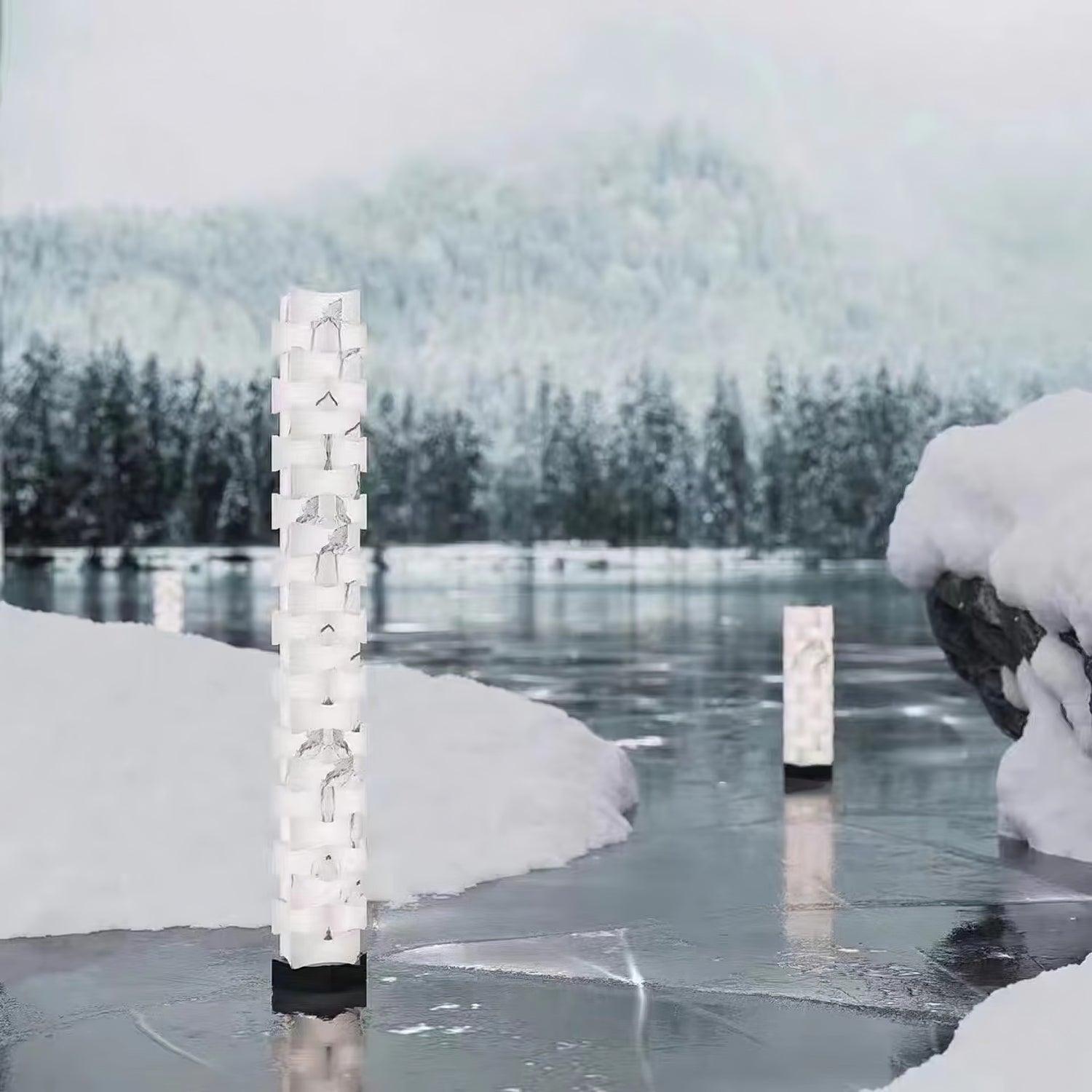 Sostix Alabaster Floor Lamp-Neutral Decor