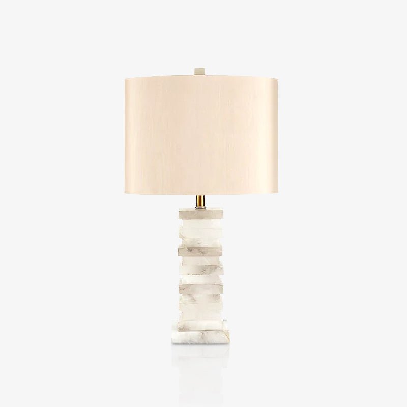 Covynen Alabaster Table Lamp-Neutral Decor