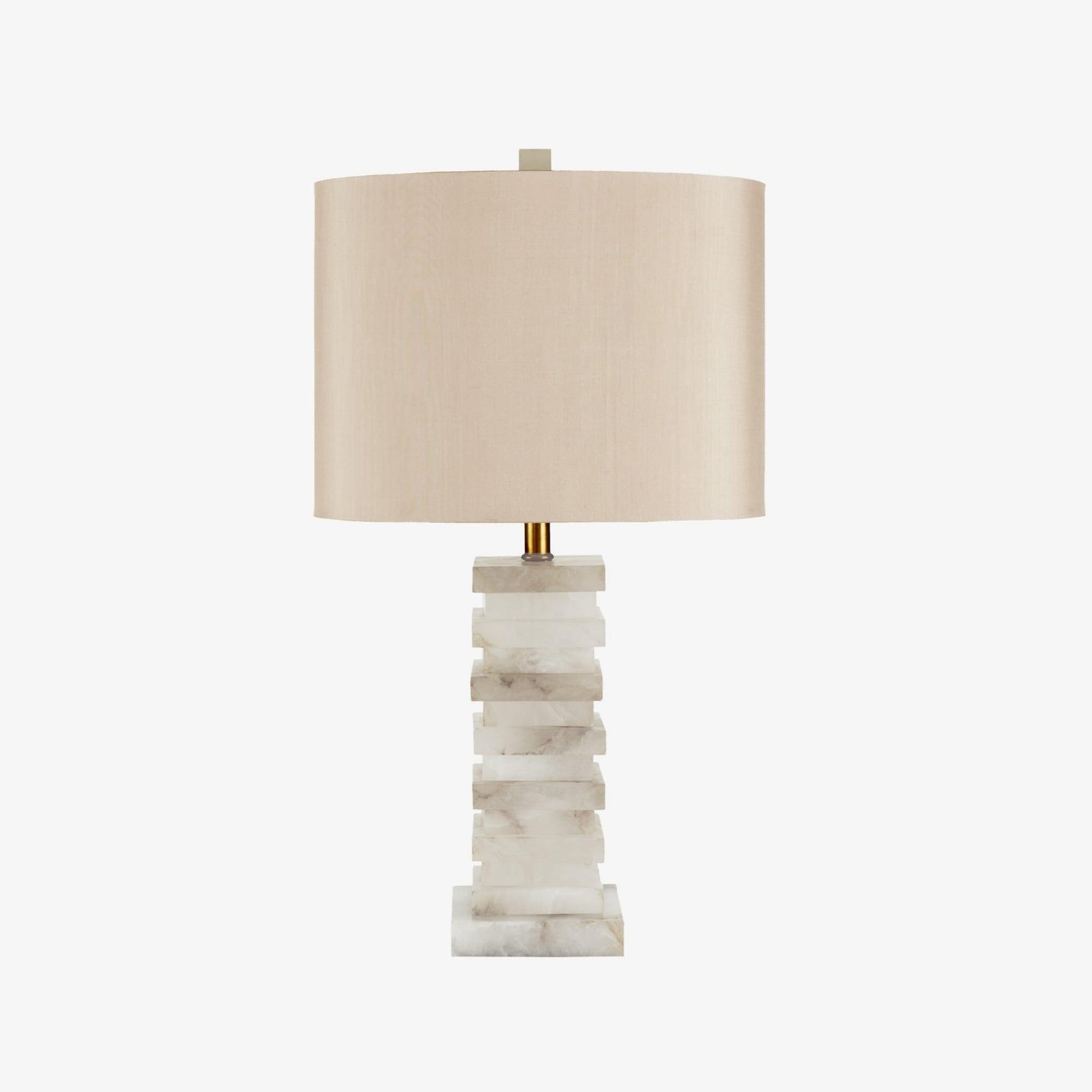 Covynen Alabaster Table Lamp-Neutral Decor