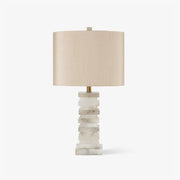 Covynen Alabaster Table Lamp-Neutral Decor