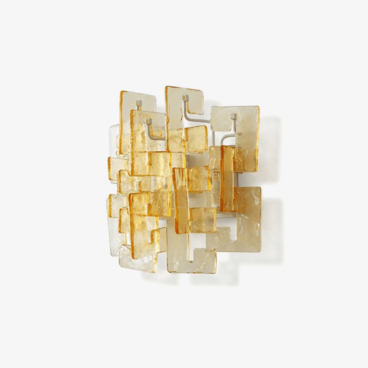 Stacked Glass Wall Sconce-Neutral Decor