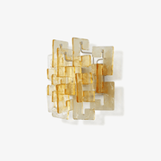 Stacked Glass Wall Sconce-Neutral Decor