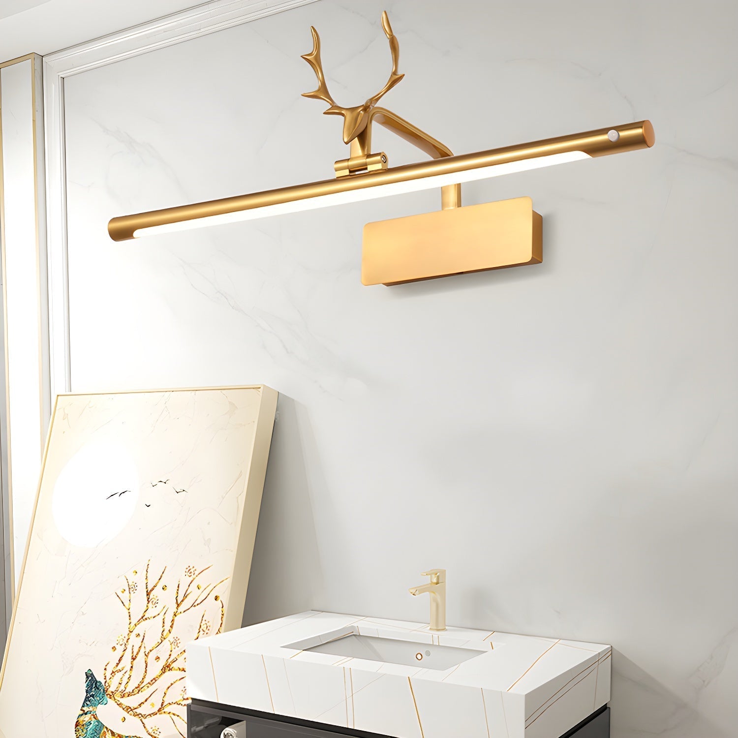 Etalon Premium Nordic Art Wall Light-Neutral Decor