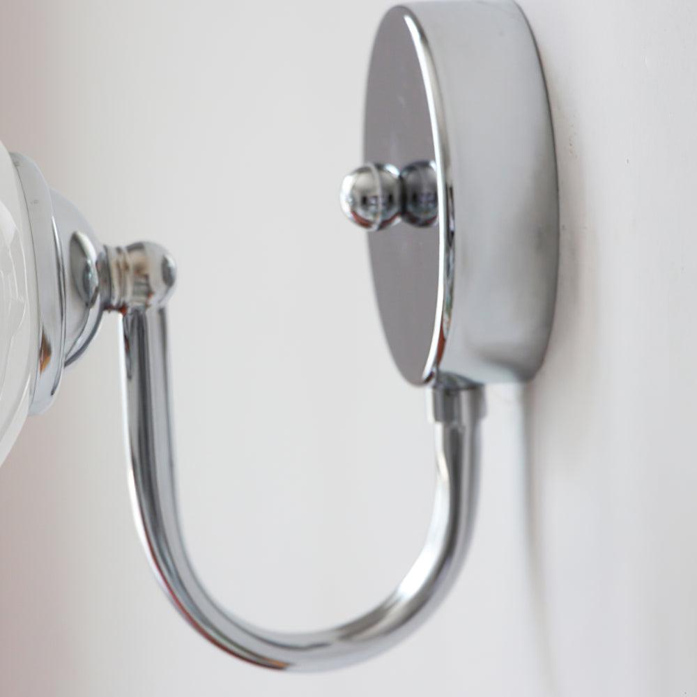 Coda Globo Modern Glass Sconce-Neutral Decor