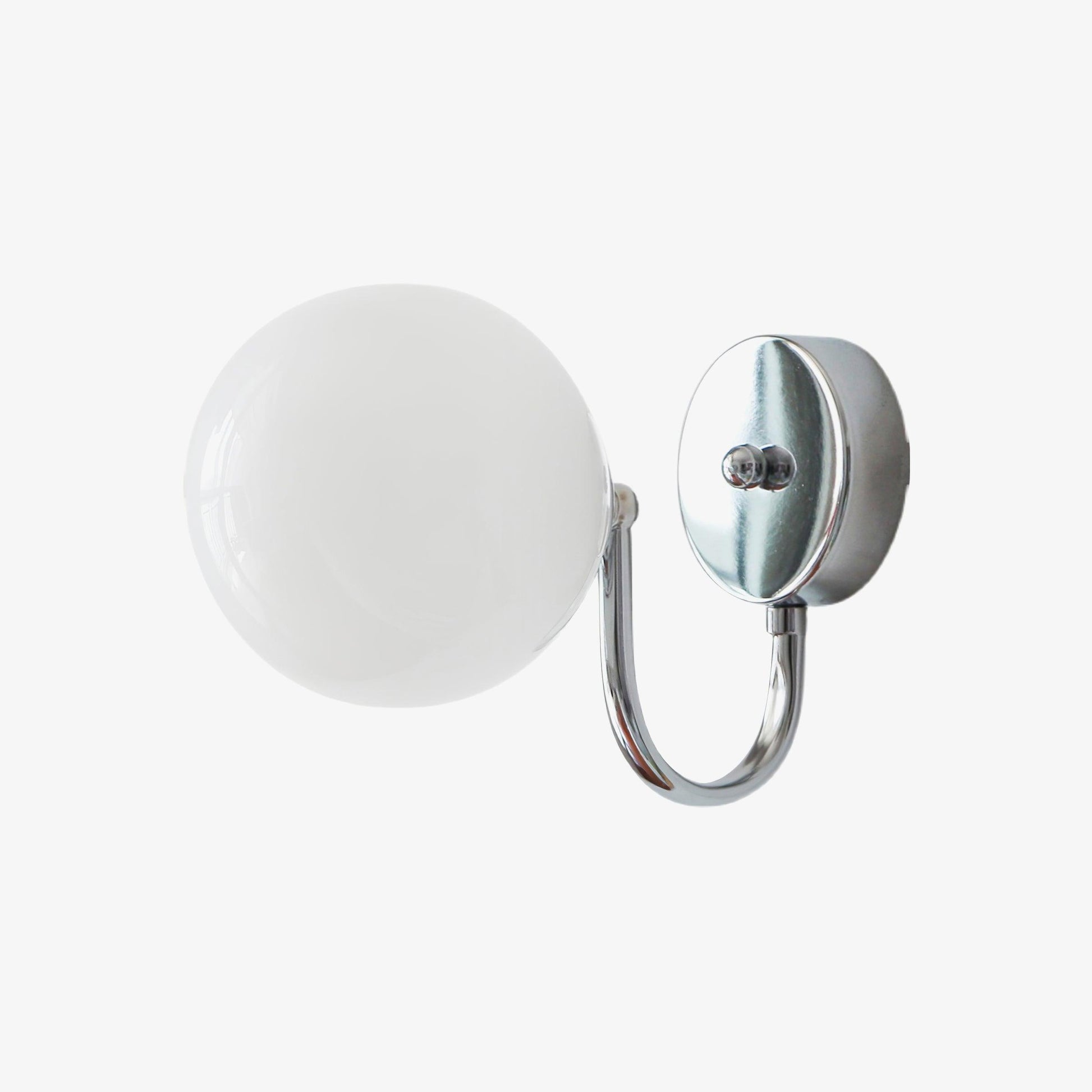 Coda Globo Modern Glass Sconce-Neutral Decor