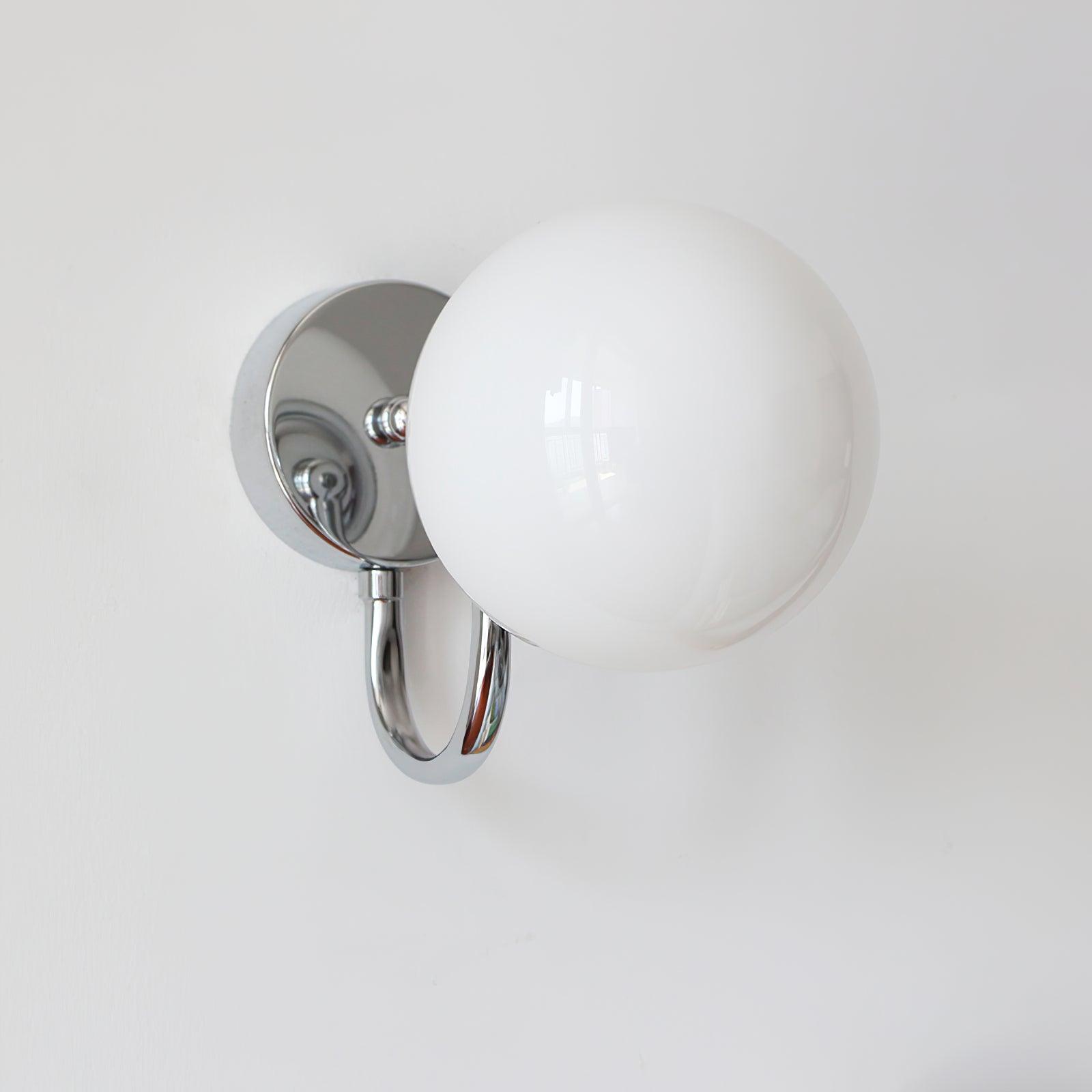 Coda Globo Modern Glass Sconce-Neutral Decor