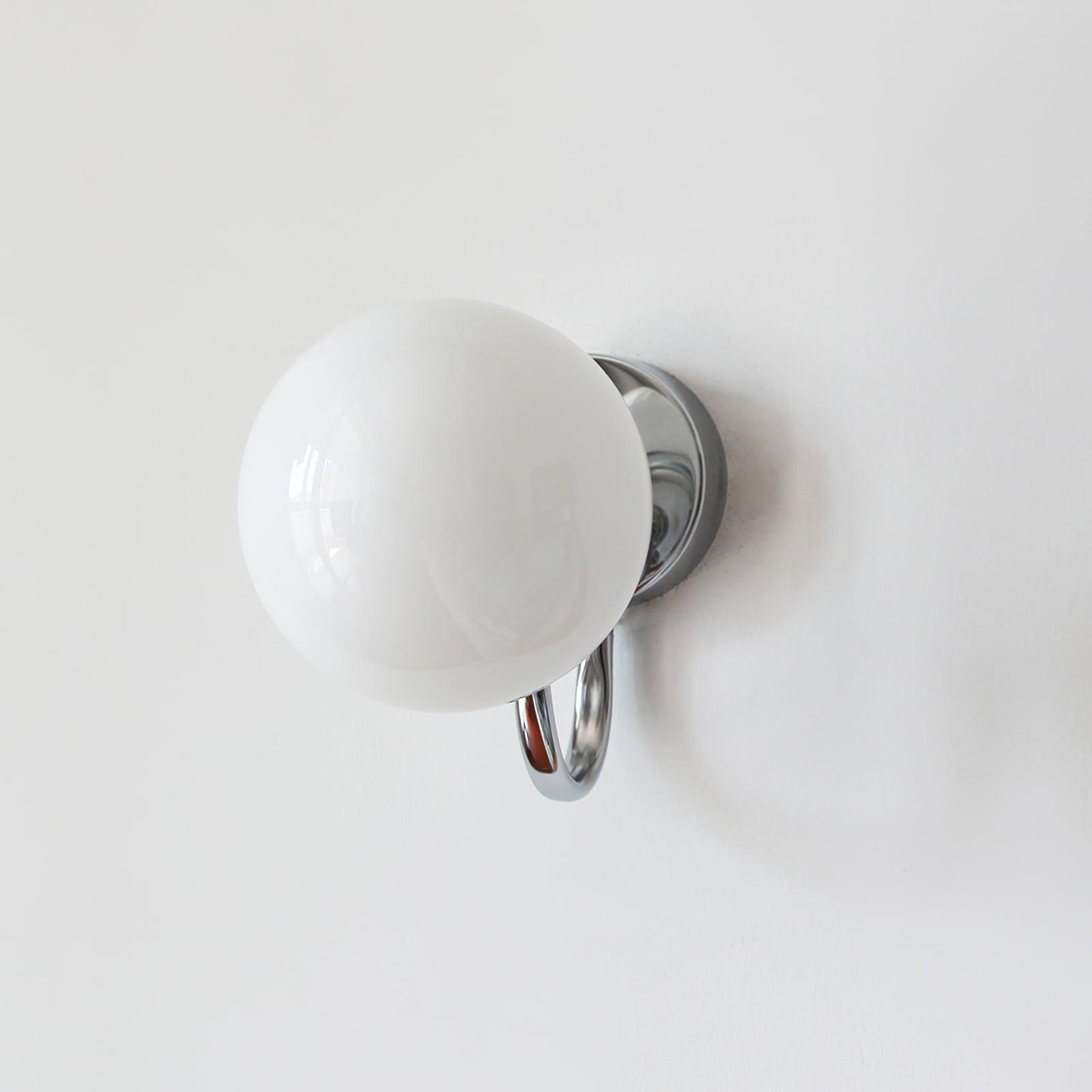 Coda Globo Modern Glass Sconce-Neutral Decor