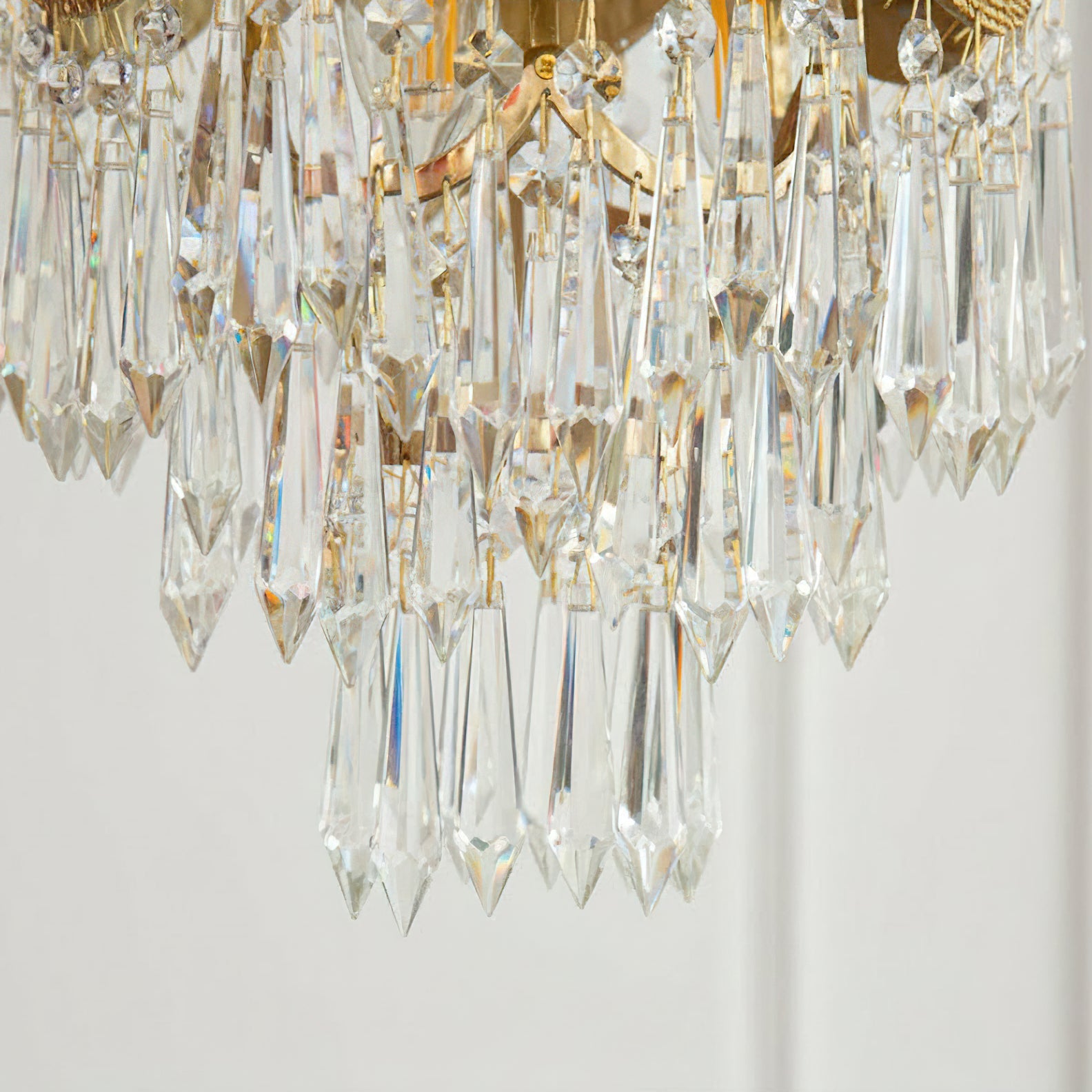 The lamp shown from a distance to illustrate its scale.
