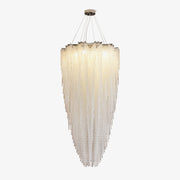 Zashayra Crystal Column Chandelier-Neutral Decor