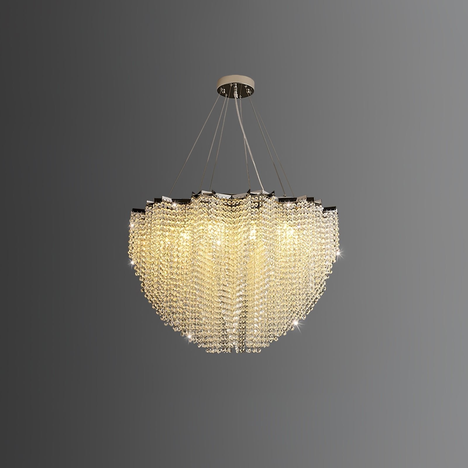 Zashayra Crystal Column Chandelier-Neutral Decor