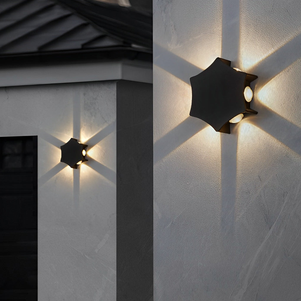Honour Unique Four Way Outdoor Wall Light