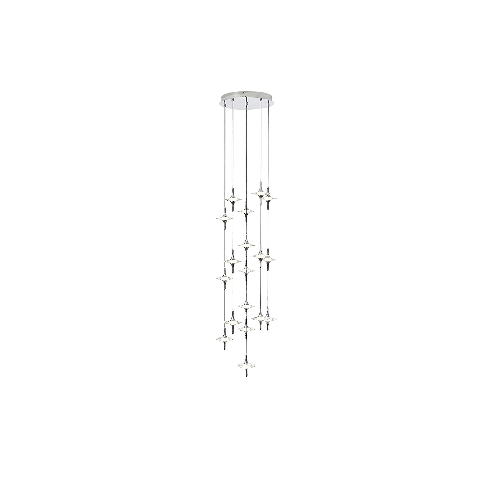 Starfall Staircase Chandelier-Neutral Decor