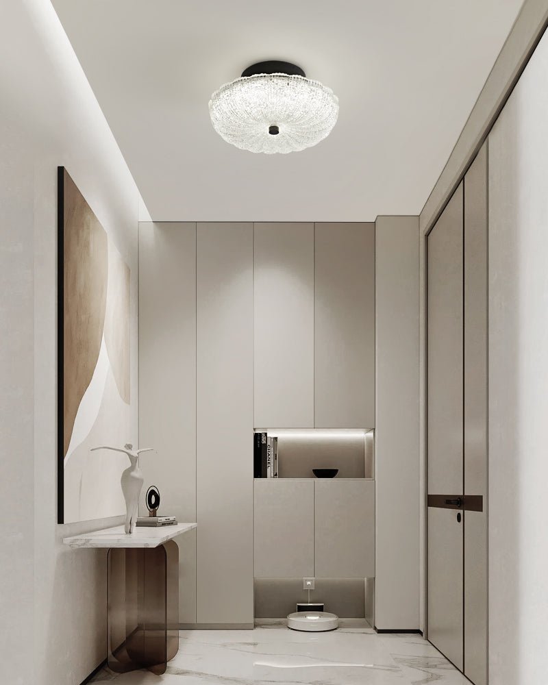 Evraeel Modern Minimalist Starlit Glass Ceiling Light-Neutral Decor