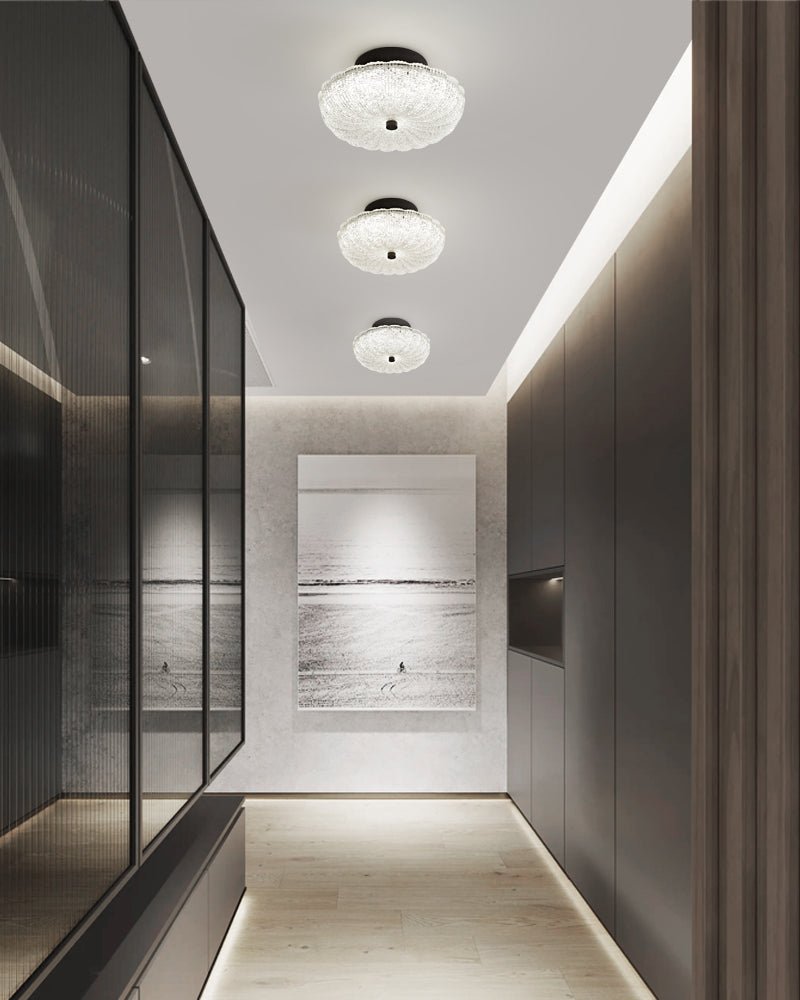 Evraeel Modern Minimalist Starlit Glass Ceiling Light-Neutral Decor