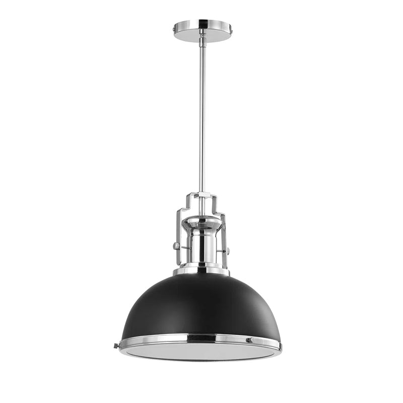 Staub Pendant Lamp in chrome in a contemporary setting.
