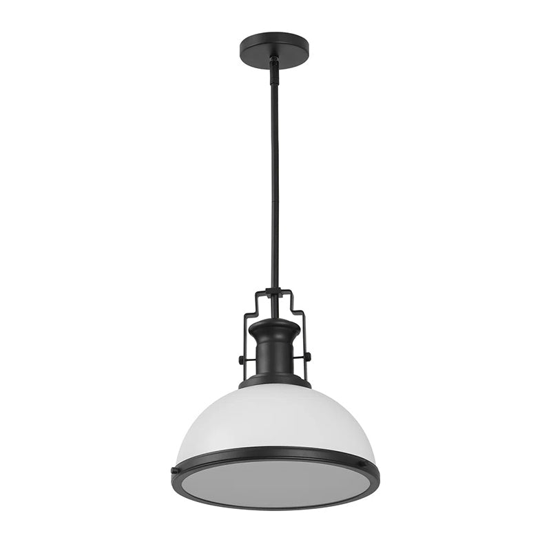 Staub Pendant Lamp in white in a minimalist space.