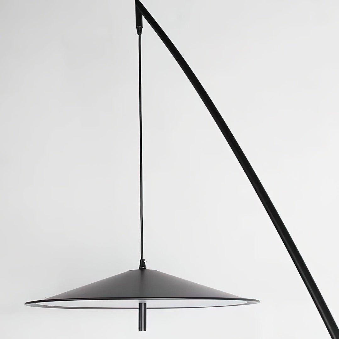 Arcana Black Minimalist Floor Lamp-Neutral Decor