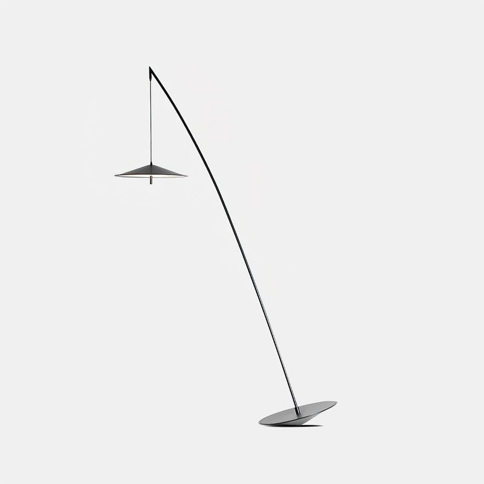 Arcana Black Minimalist Floor Lamp-Neutral Decor