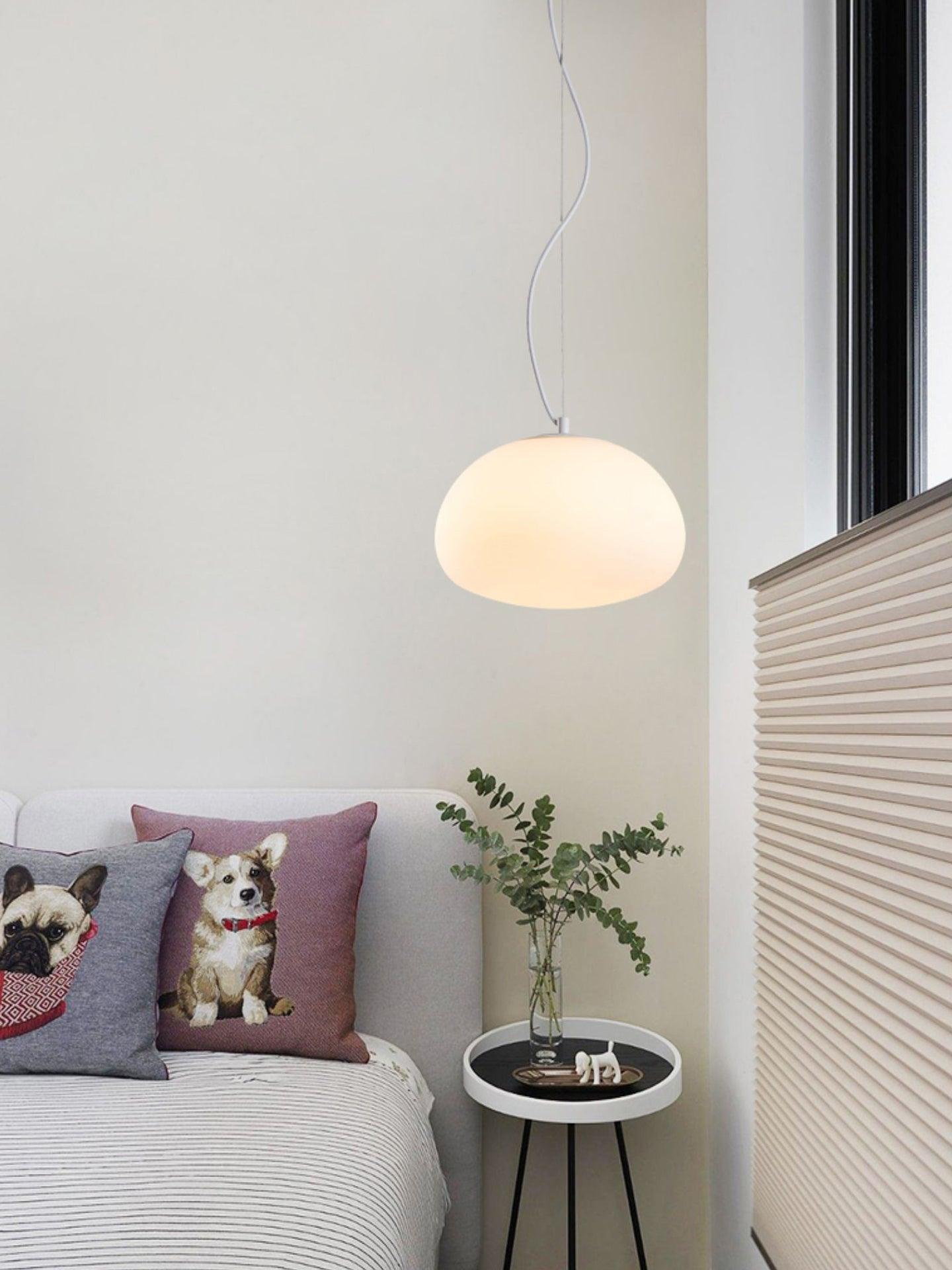 Zerina Glass cozy Pendant Light-Neutral Decor