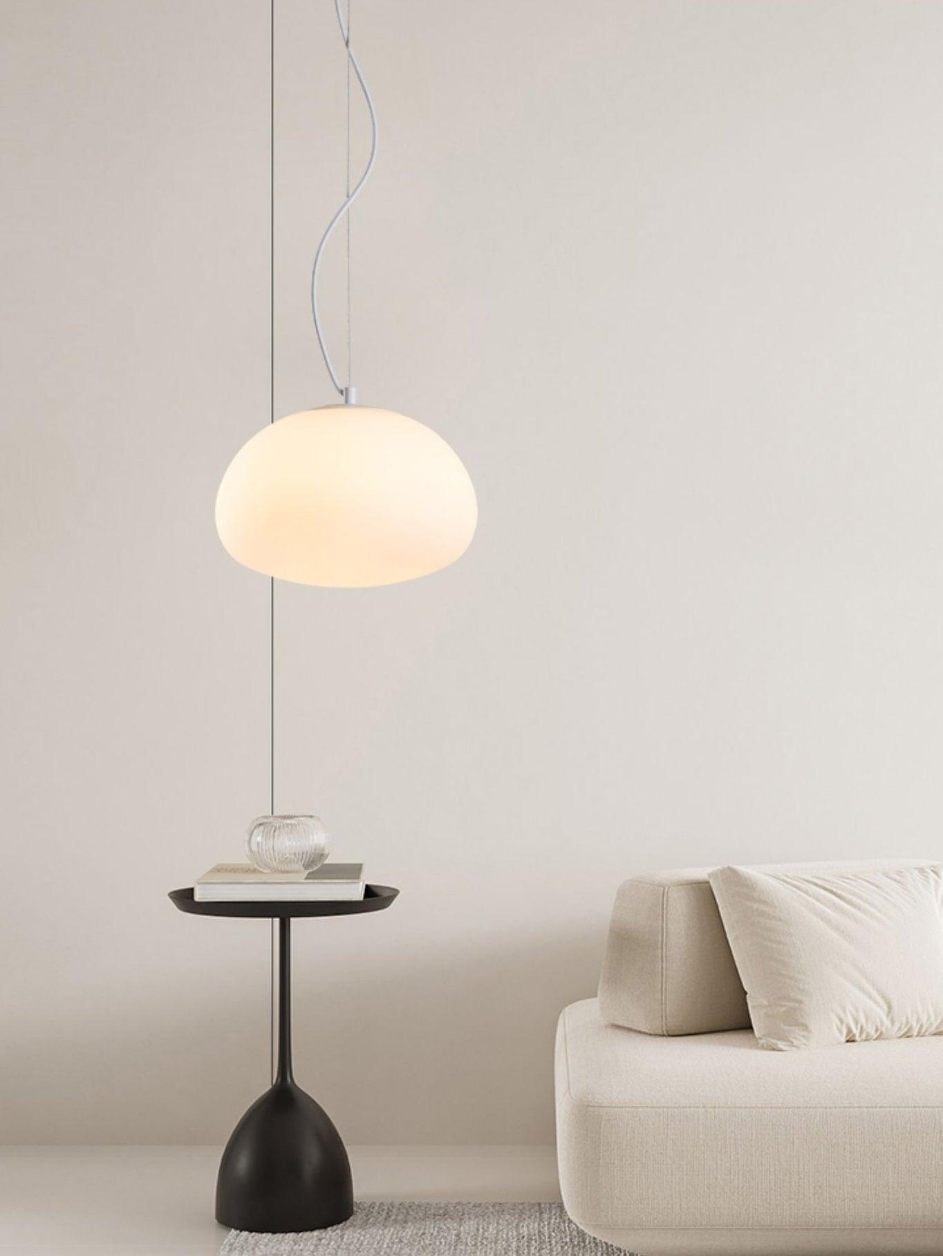 Zerina Glass cozy Pendant Light-Neutral Decor