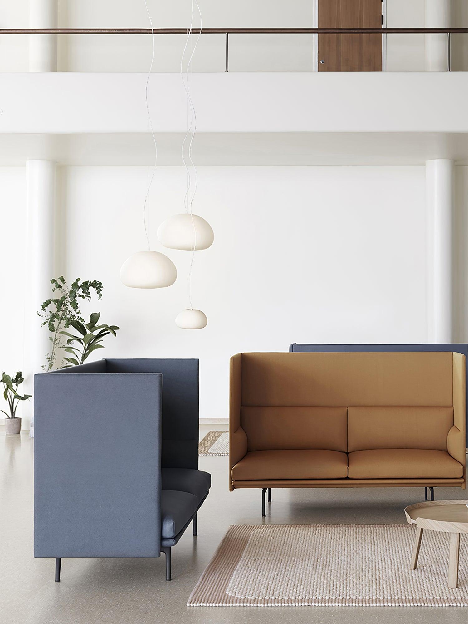 Zerina Glass cozy Pendant Light-Neutral Decor