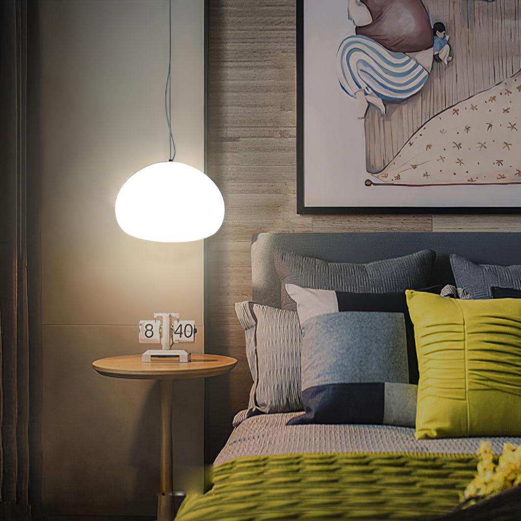 Zerina Glass cozy Pendant Light-Neutral Decor