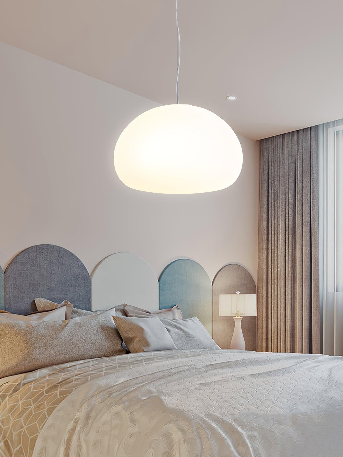Zerina Glass cozy Pendant Light-Neutral Decor