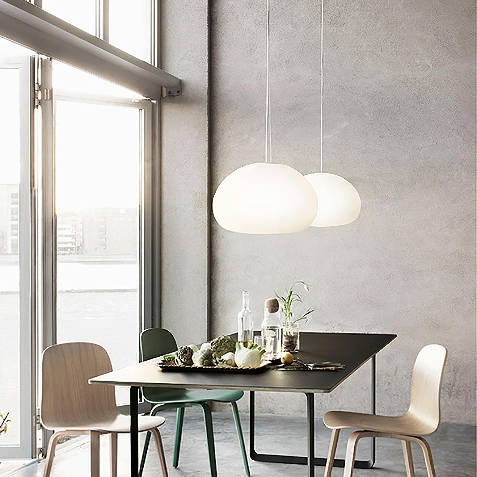 Zerina Glass cozy Pendant Light-Neutral Decor