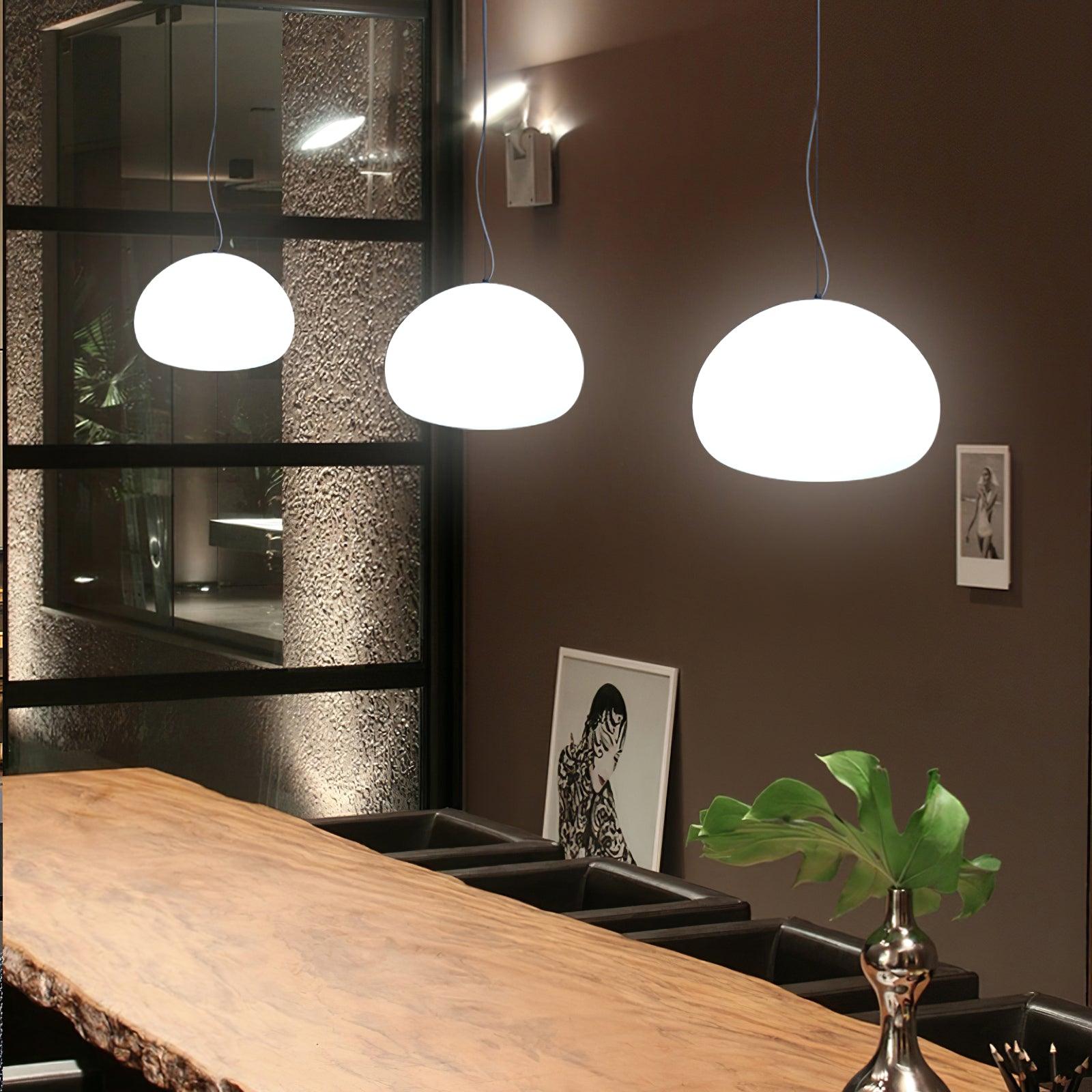 Zerina Glass cozy Pendant Light-Neutral Decor