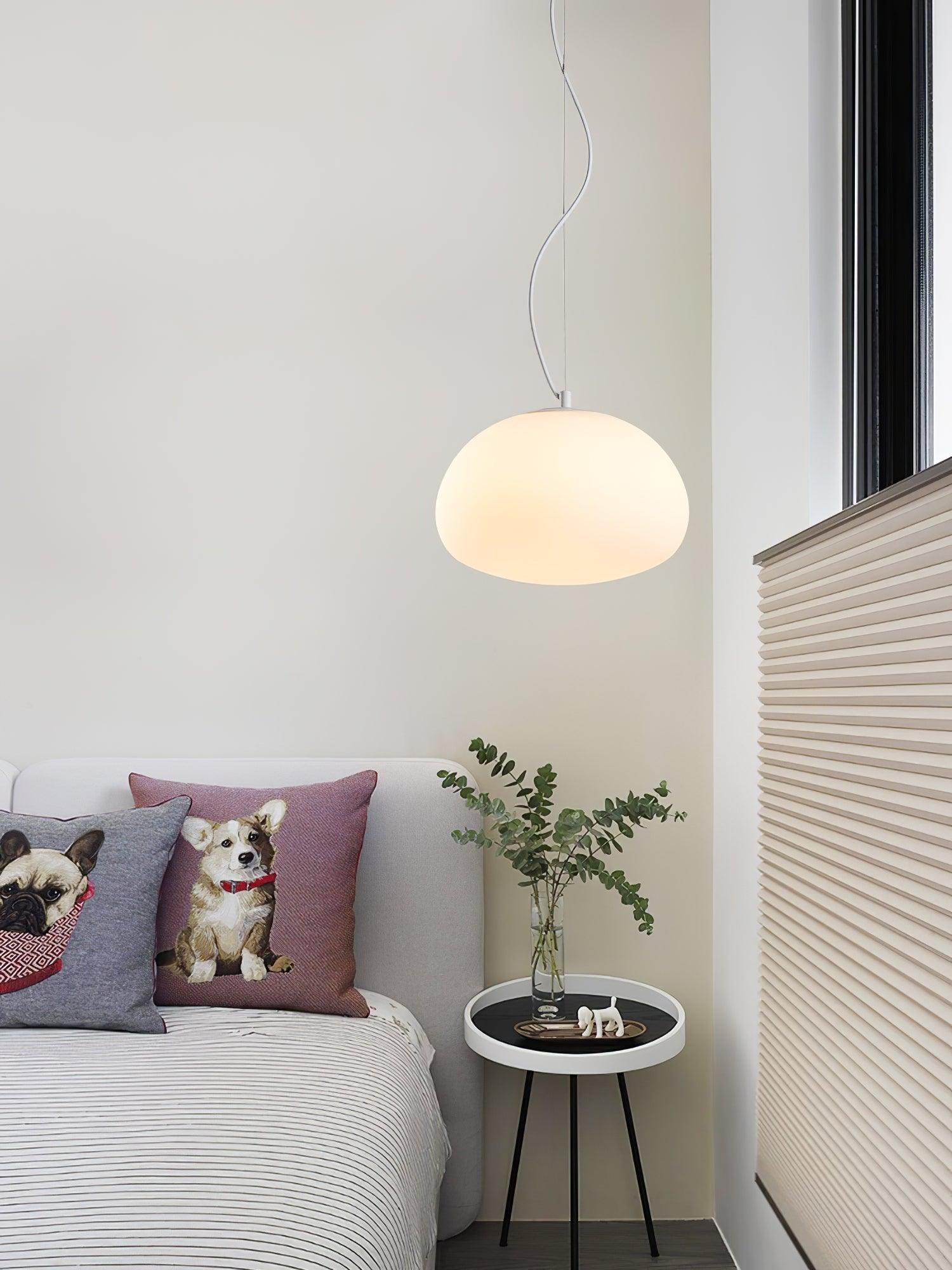 Zerina Glass cozy Pendant Light-Neutral Decor