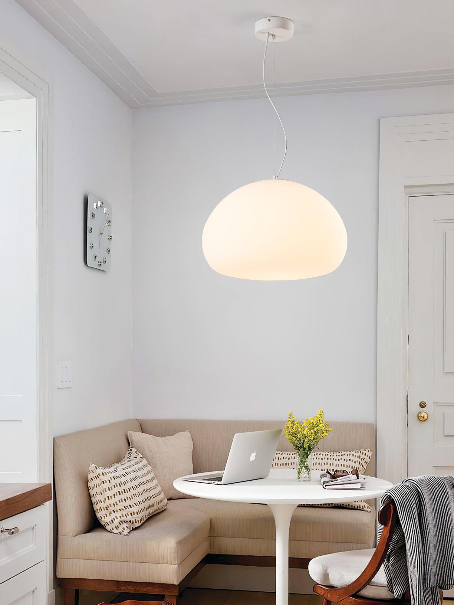 Zerina Glass cozy Pendant Light-Neutral Decor