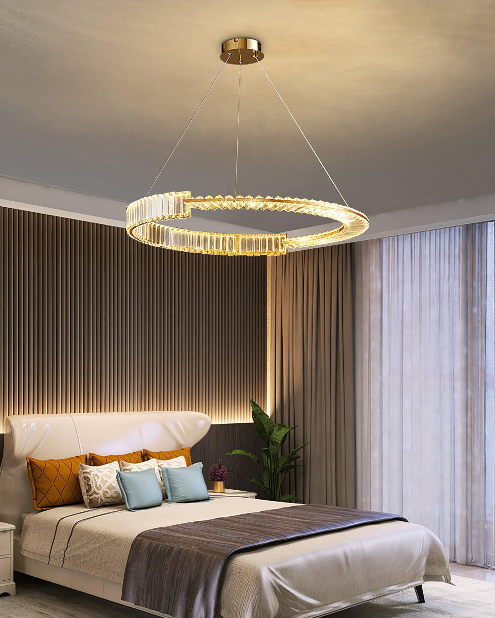 Lustra Chandelier Stella LED Crystal Ring-Neutral Decor