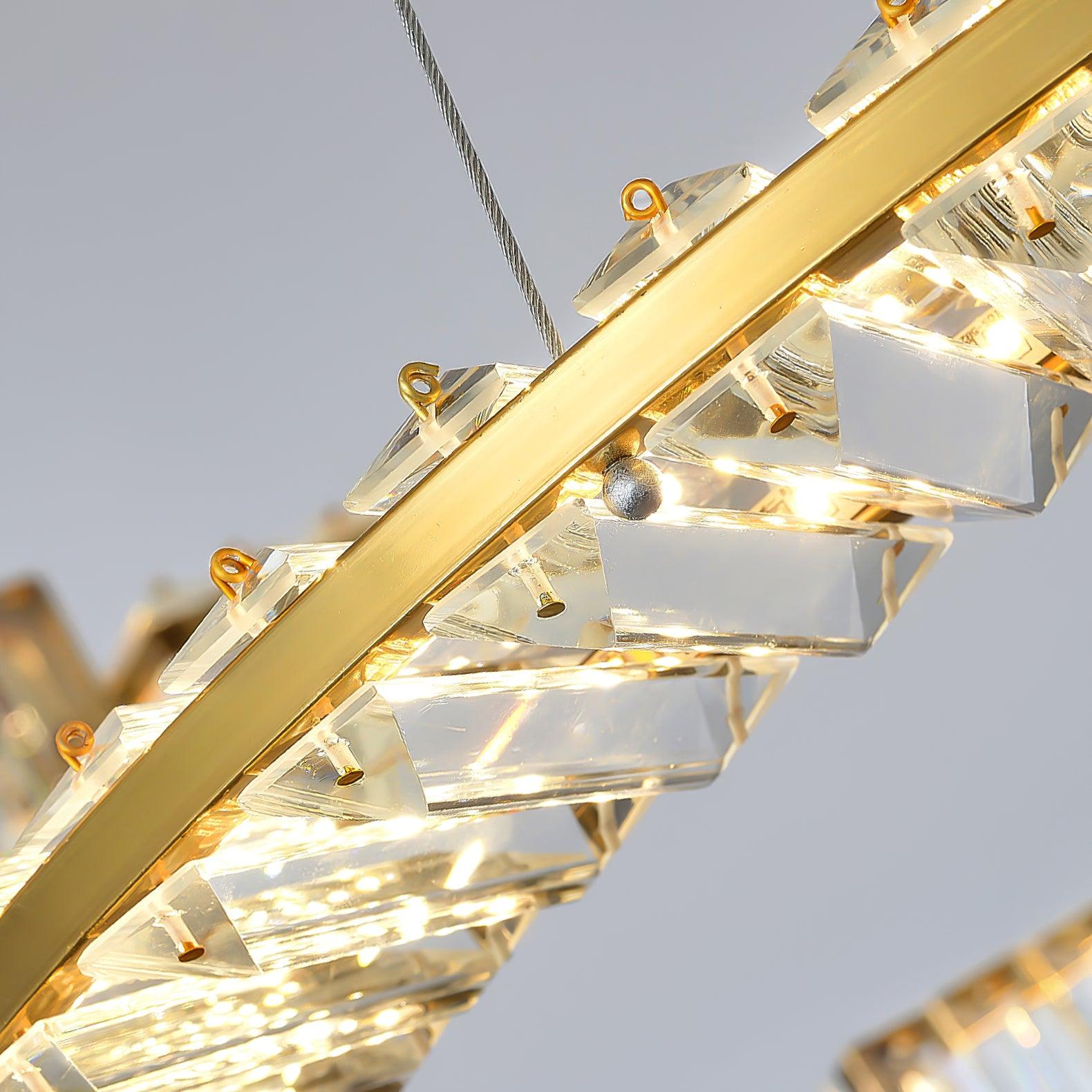 Lustra Chandelier Stella LED Crystal Ring-Neutral Decor