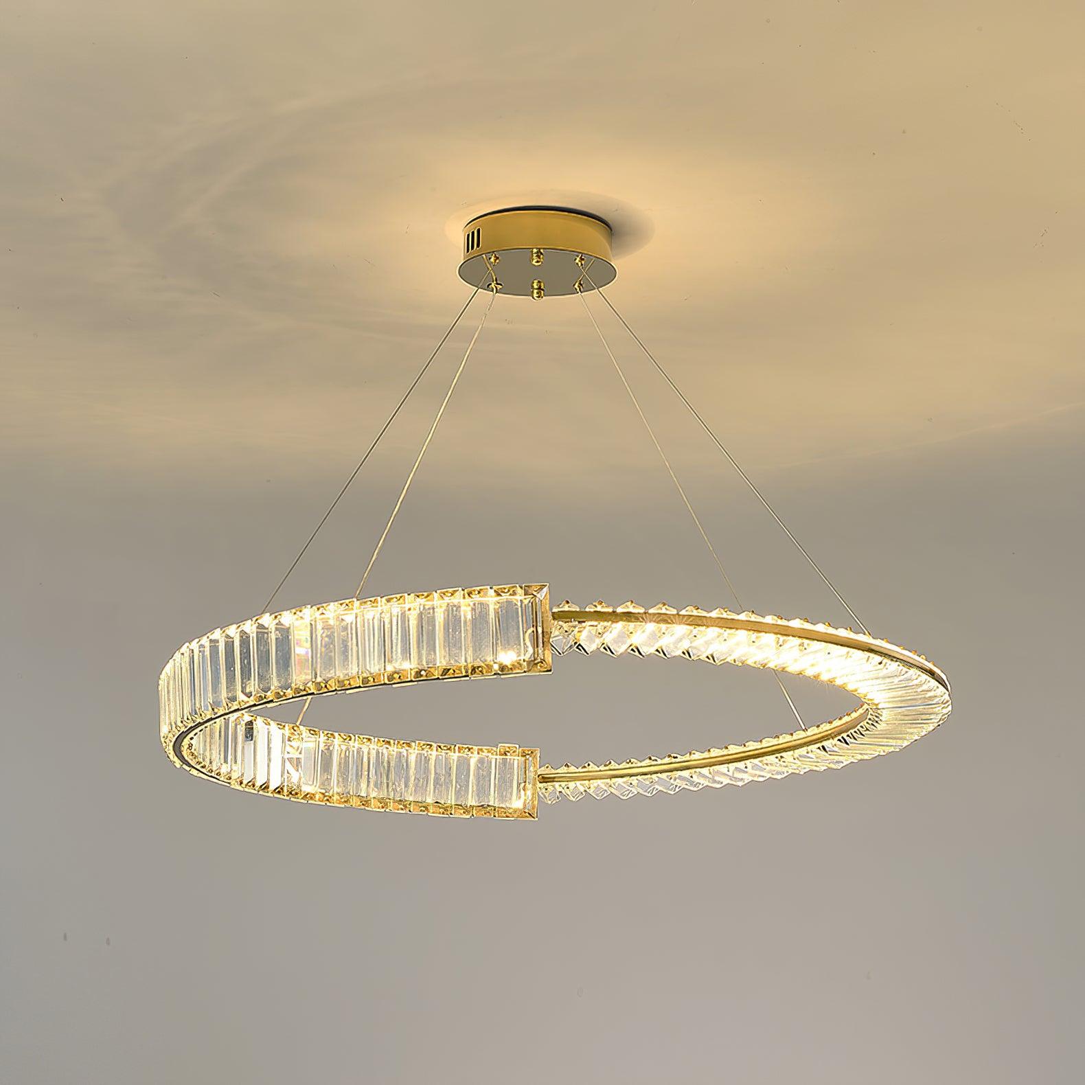 Lustra Chandelier Stella LED Crystal Ring-Neutral Decor