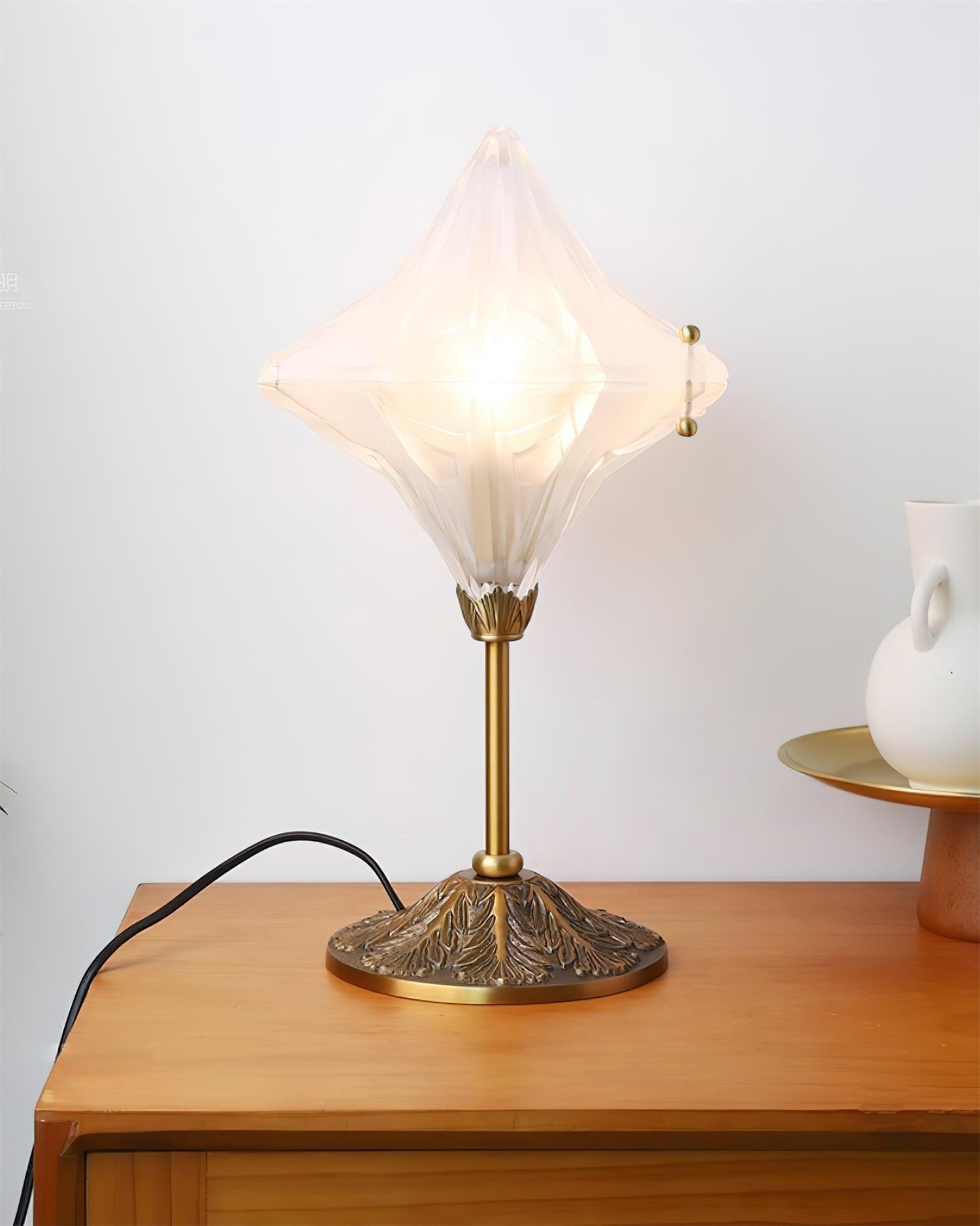 Travertine Table Lamp