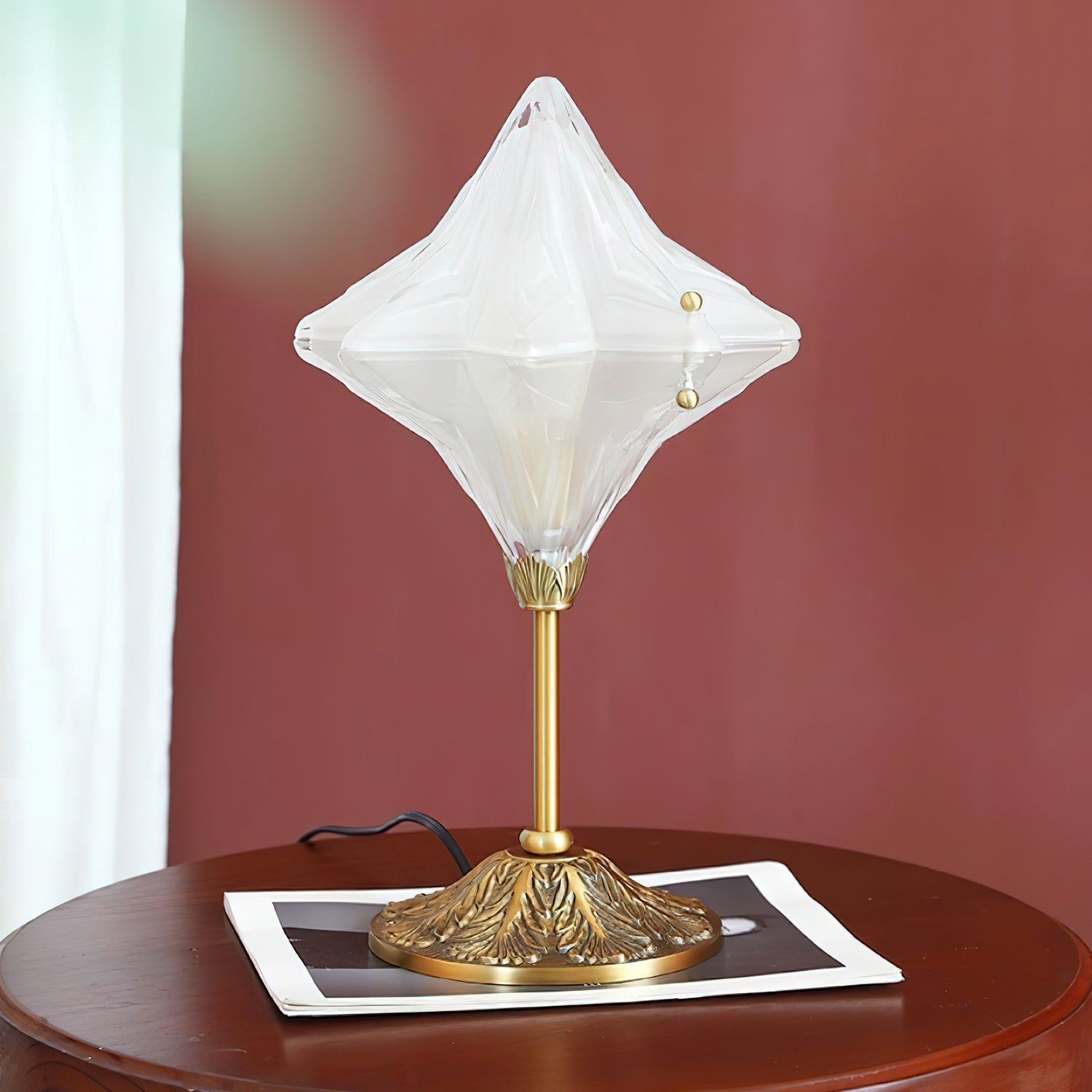 Travertine Table Lamp