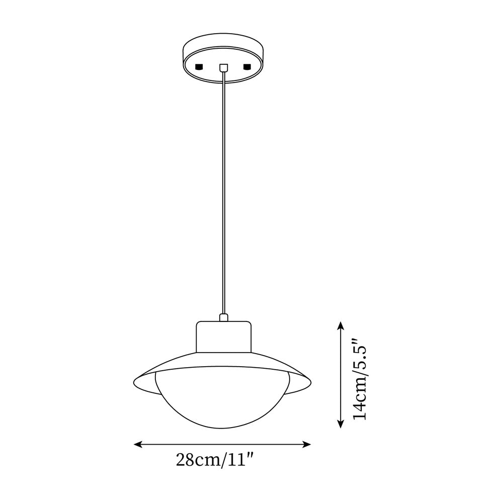 Eloria Pendant Lamp Wood PE Dome Minimalist-Neutral Decor
