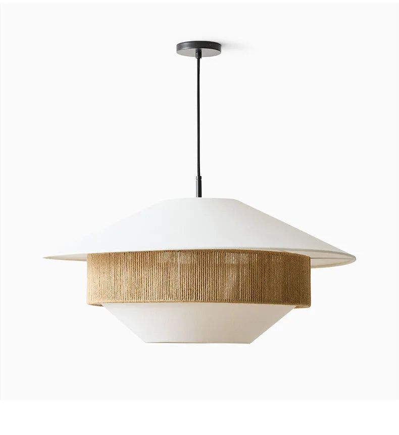 Athrel Modern Fabric Pendant Lamp-Neutral Decor