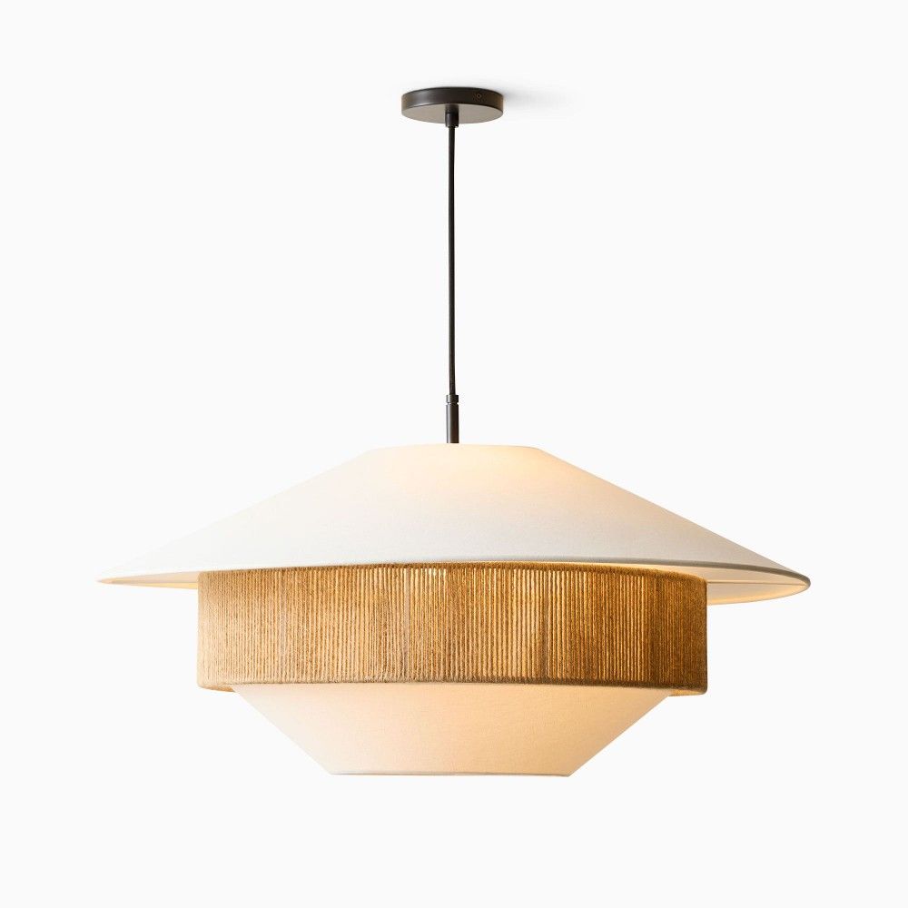 Athrel Modern Fabric Pendant Lamp-Neutral Decor