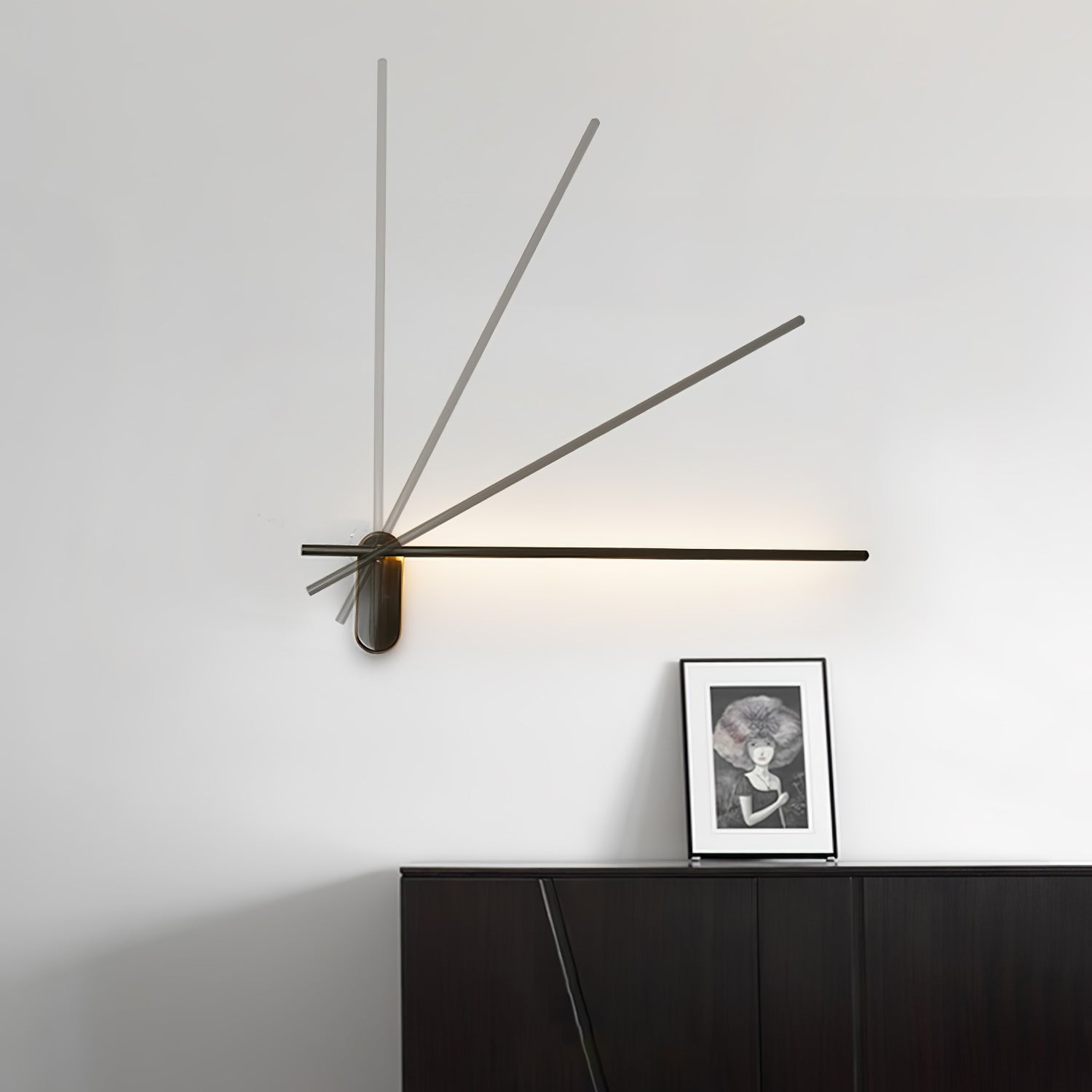 Marissa Stick Shaped Brass Sconce Wall lamp-Neutral Decor