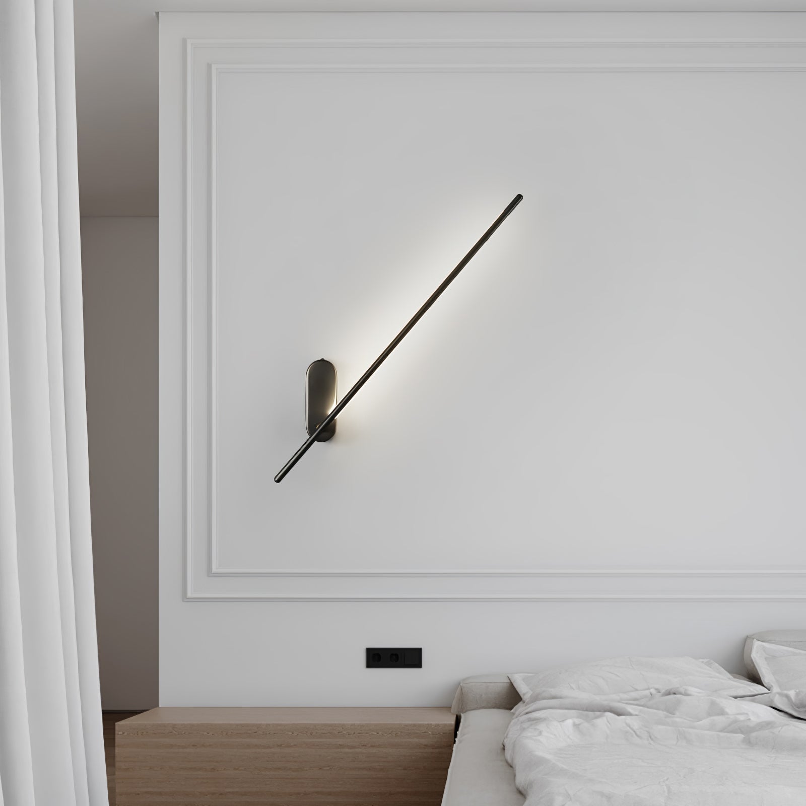 Vrysl Wall Lamp Stick Plug In Minimalist-Neutral Decor