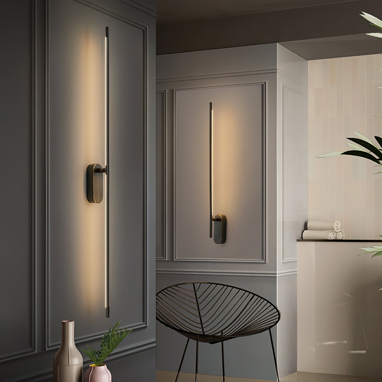 Vrysl Wall Lamp Stick Plug In Minimalist-Neutral Decor
