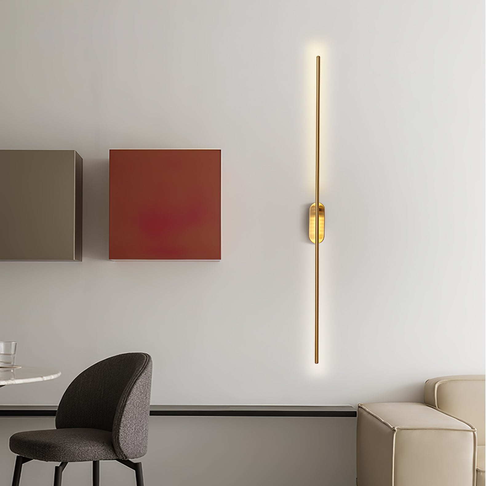Vrysl Wall Lamp Stick Plug In Minimalist-Neutral Decor